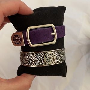 Rustic Cuff Lot Daniele Stingray & Suede Kacy